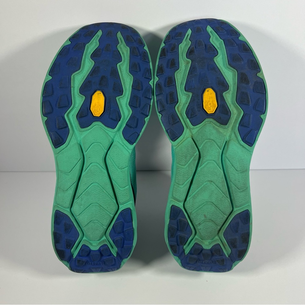 Hoka One One Zinal Womens Size 9.5 B Teal Running Shoes Atlantis Outer Space - Picture 11 of 13